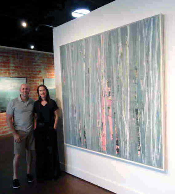 Debra and James Ferrari in their gallery.
